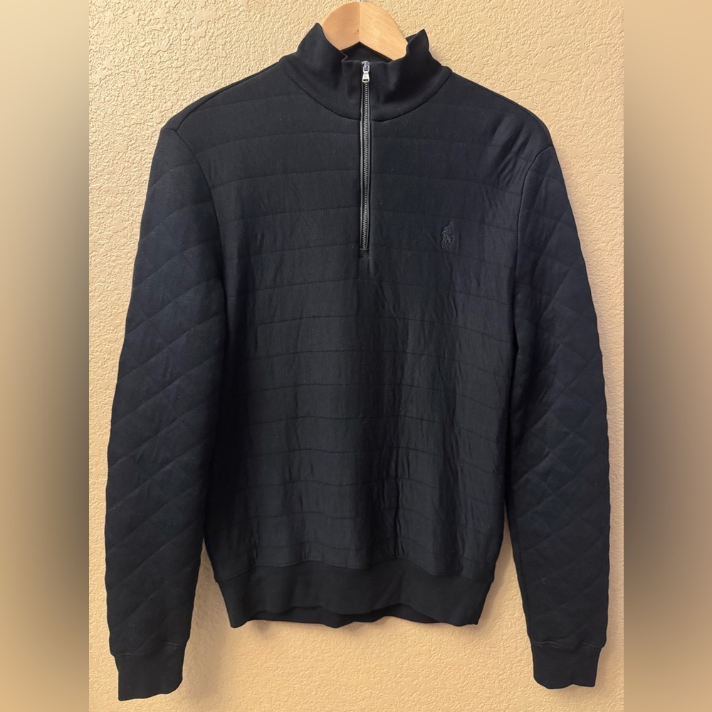 Ralph Lauren Polo Golf Quarter Zip Black S - Picture 2 of 4